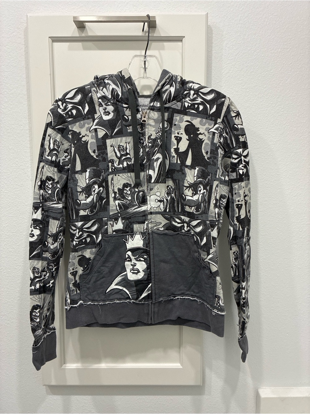 Disney Parks zip up villains hoodie,